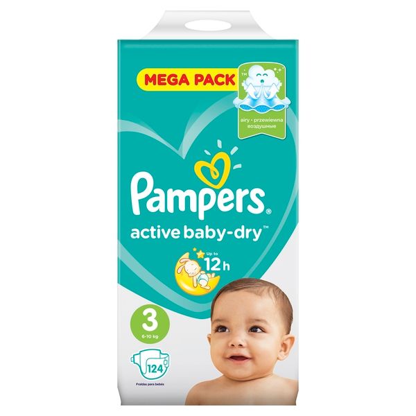 фото упаковки Pampers Active baby-dry Подгузники детские