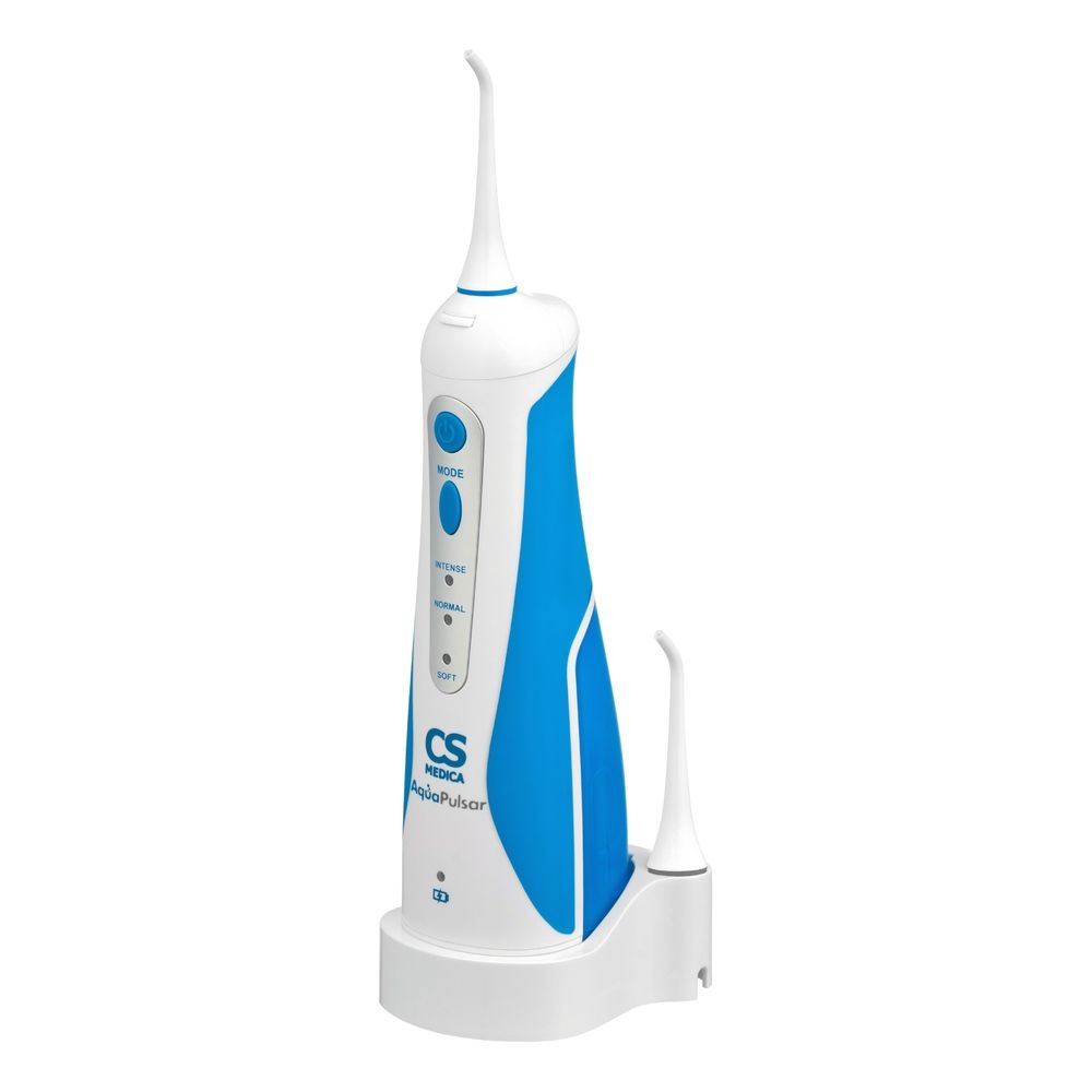 AquaPulsar Ирригатор для полости рта CS Medica CS - 3 Basic, 2 насадки, 130 мл, 1 шт.