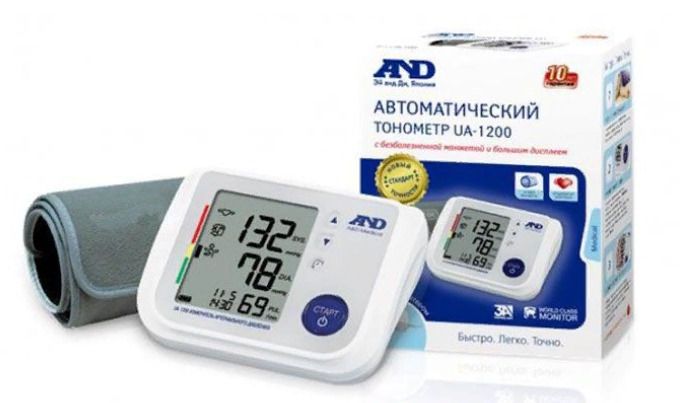 фото упаковки Тонометр автоматический AND UA-1200