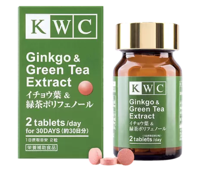фото упаковки KWC Гинкго и экстракт зеленого чая