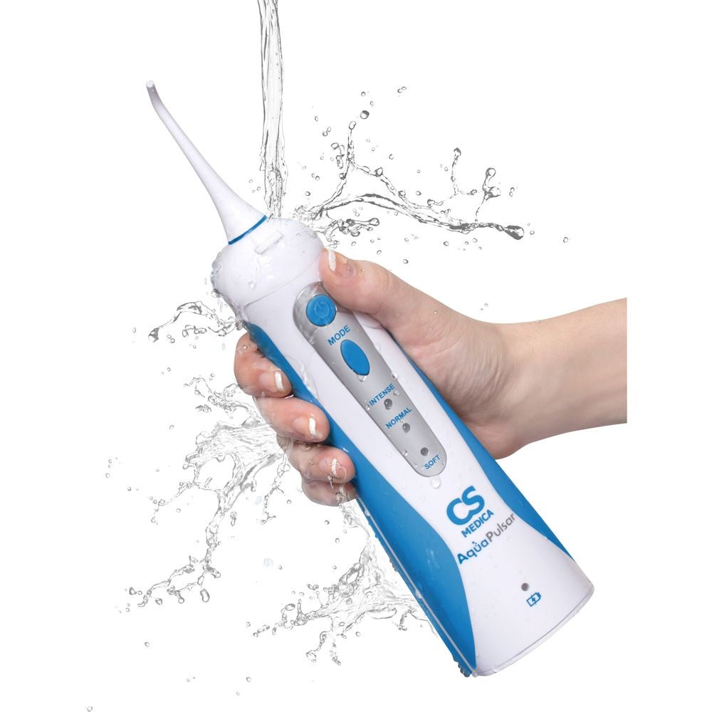 AquaPulsar Ирригатор для полости рта CS Medica CS - 3 Basic, 2 насадки, 130 мл, 1 шт.