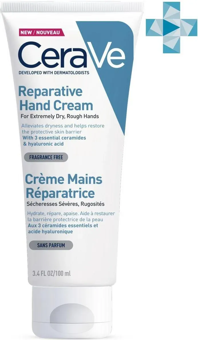 CeraVe Крем восстанавливающий для рук, крем для рук, для очень сухой кожи, 100 мл, 1 шт.