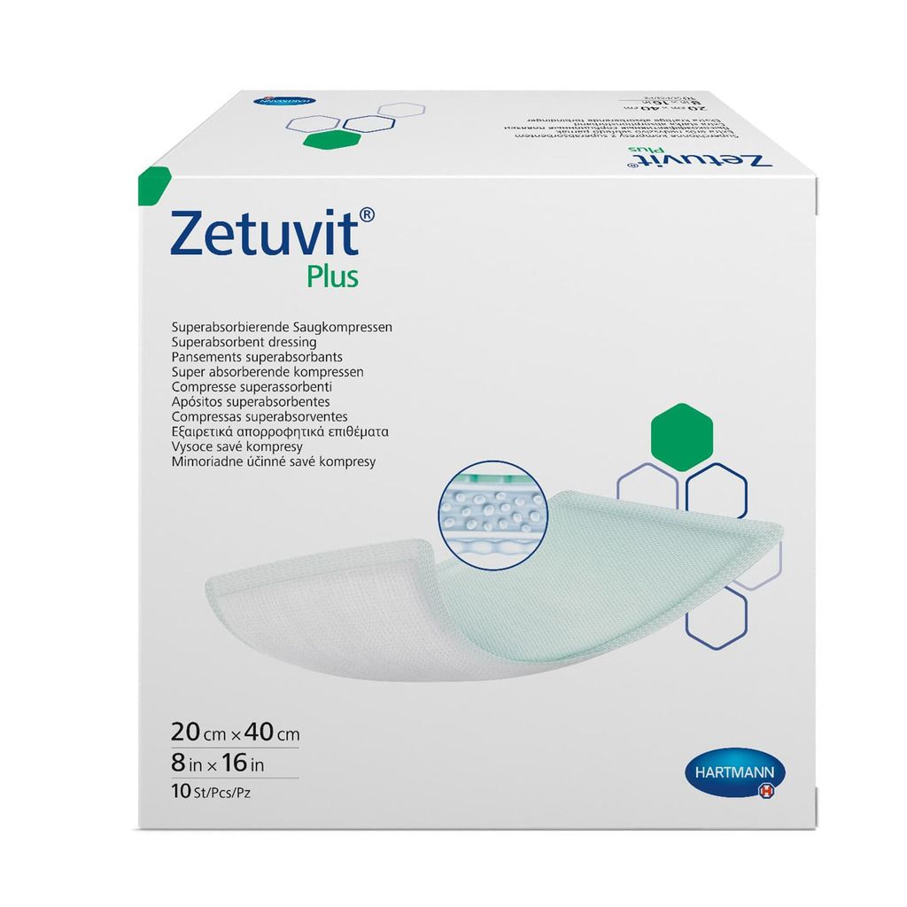 фото упаковки Zetuvit Plus Повязка суперабсорбирующая