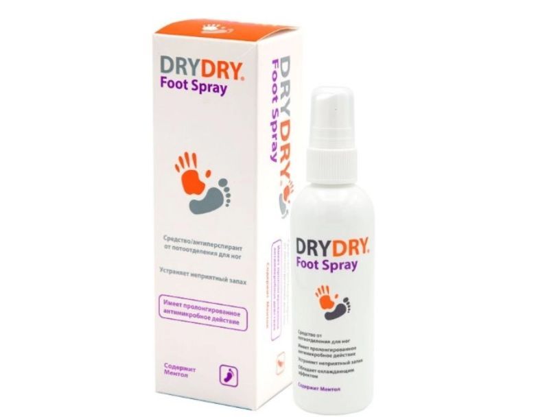 фото упаковки Dry Dry Foot Spray спрей для ног