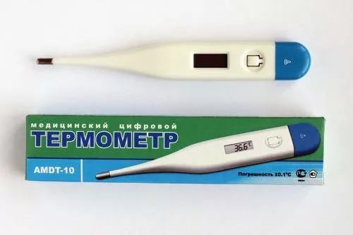 фото упаковки Термометр медицинский цифровой AMDT-10