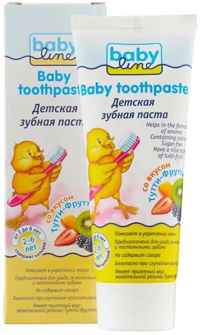 фото упаковки Babyline Зубная паста