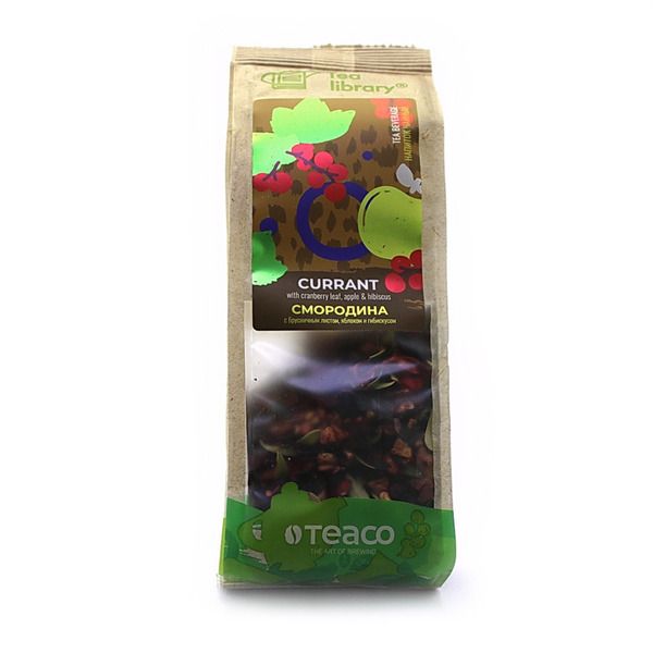 фото упаковки Teaco Чайная библиотека Смородина с брусничным листом яблоком и гибискусом