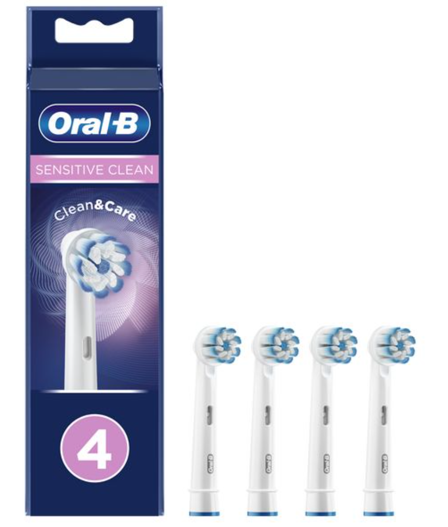 Oral-B Sensitive Clean Насадка для электрической зубной щетки EB60, 4 шт.