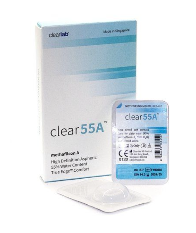 ClearLab Clear 55A Линзы контактные, -5.50, 8.7, 6 шт.