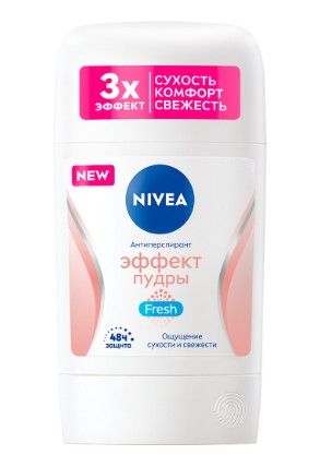 фото упаковки Nivea антиперспирант эффект пудры Fresh