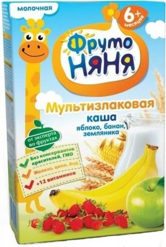 фото упаковки Фрутоняня Каша молочная мультизлак