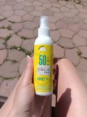 Отзывы о Lintisun Молочко солнцезащитное детское спрей SPF50