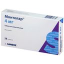 Монтелар, 4 мг, таблетки жевательные, 28 шт.