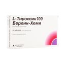 L-Тироксин 100 Берлин-Хеми, 100 мкг, таблетки, 50 шт.