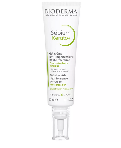 Bioderma Sebium Kerato+ Гель-крем для лица, крем для лица, 30 мл, 1 шт.