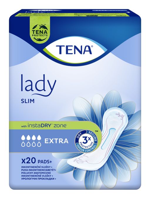 Прокладки урологические Tena Lady Slim Extra, прокладки урологические, 4 капли, 20 шт.