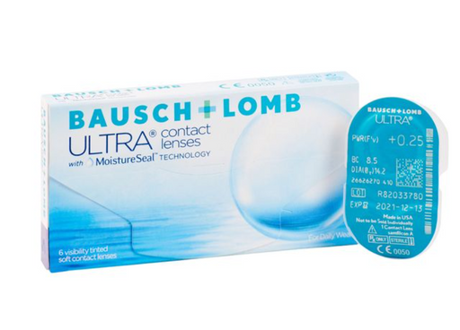 Bausch&Lomb Ultra Контактные линзы плановой замены, -4.25, 8.5, 6 шт.