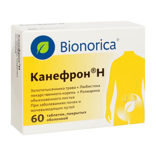 Канефрон Н, таблетки, покрытые оболочкой, 60 шт.