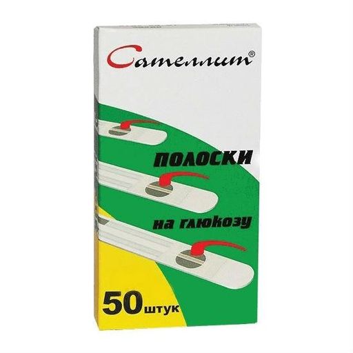 Тест-полоски ПКГЭ-02 Сателлит, тест-полоска, 50 шт.
