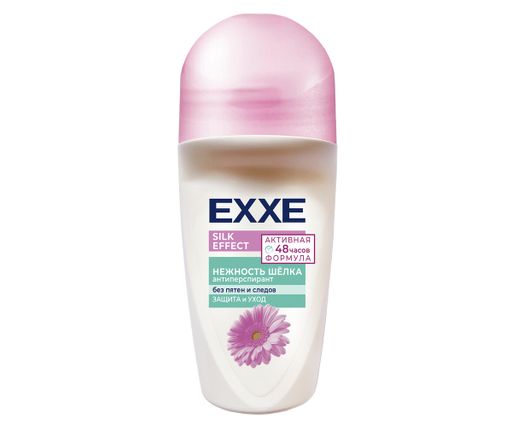 Exxe Silk Effect Дезодорант Нежность шёлка, дезодорант-ролик, 50 мл, 1 шт.