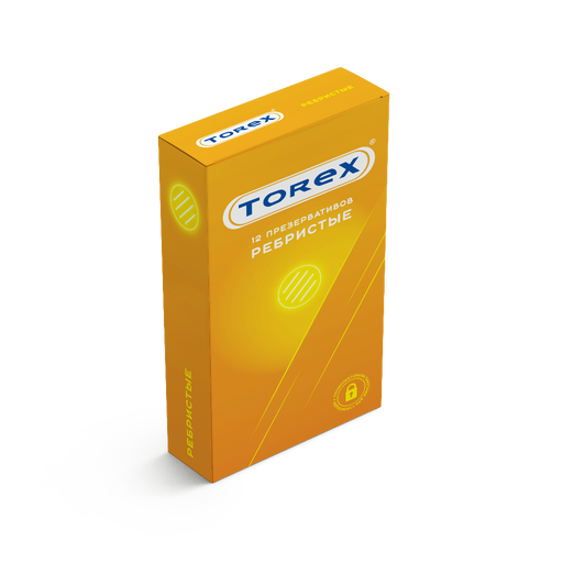 Torex презервативы ребристые, 12 шт.